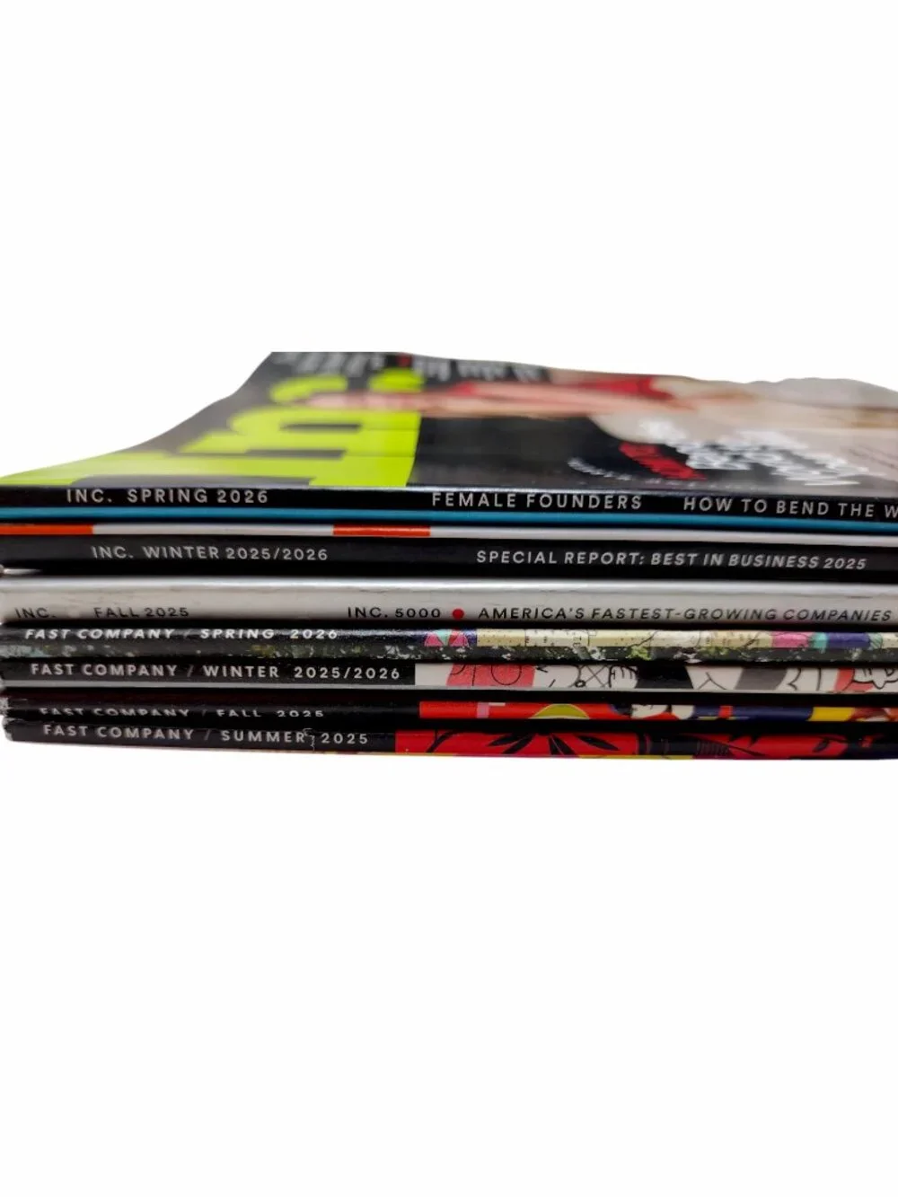 Business Magazine 7 Issue Bundle Fast Company & INC 2025/2026